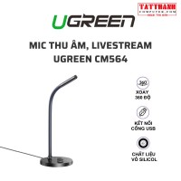 Micro Ugreen CM564 (90416) USB Micro thu âm cho phòng thu, livestream